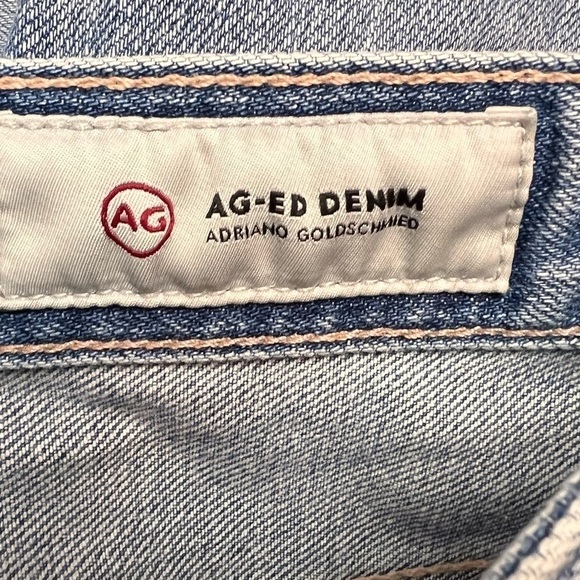 Adriano Goldschmied The Isabelle Denim Jean High Rise Straight Crop Slit Hem - Picture 7 of 10